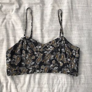 Paisley crop top